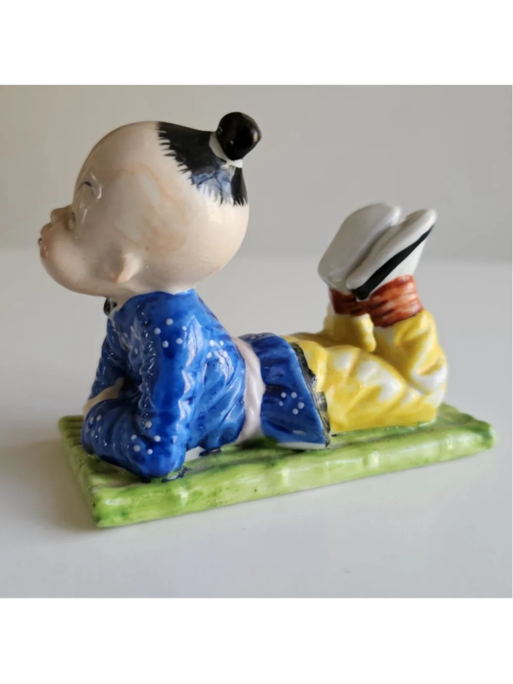 Vintage Rossetti Chicago Occupied Japan Boy & Girl Figurines Set Hand Painted